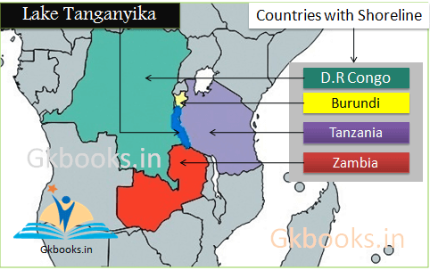 Border countries of Lake Tanganyika 