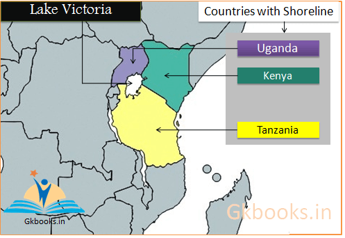 Major Lakes of the World 8 Lake Victoria , Border countries