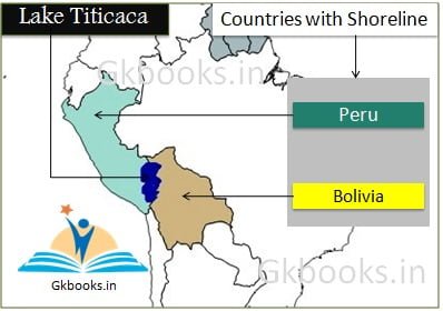 Major Lakes of the World 5 Lake Titicaca location