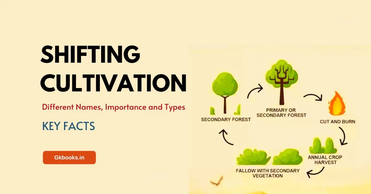 Shifting Cultivation, Different Names, Importance and Types