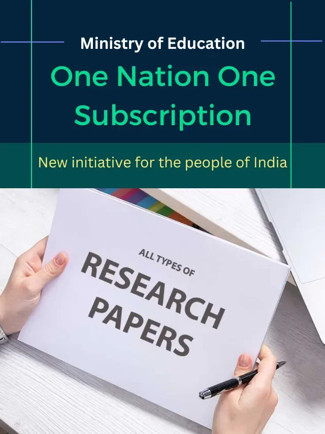 What is One Nation One Subscription initiative?