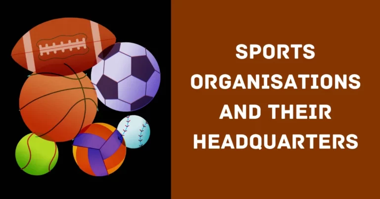 Sports Organisations and their Headquarters