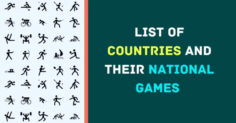 countries and their national games