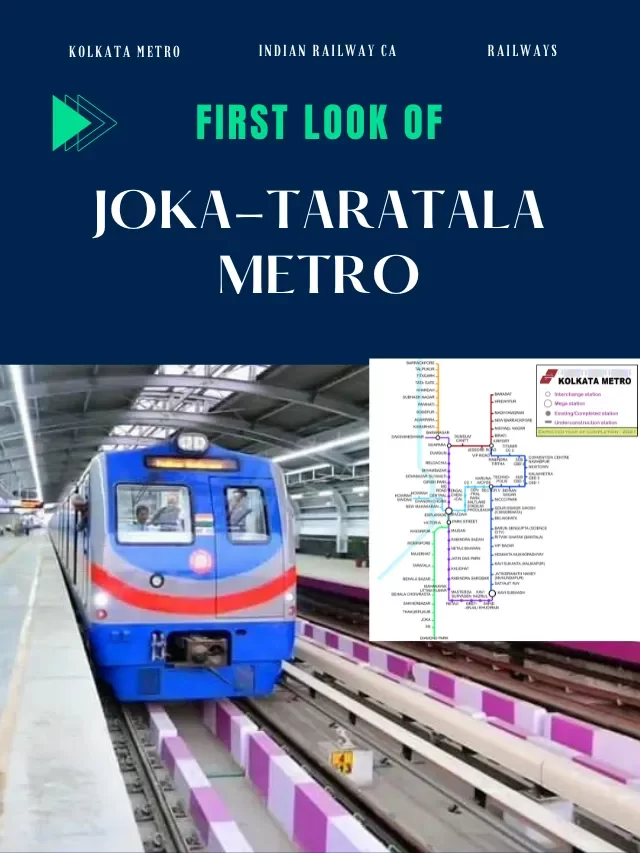 First glimpse of the Joka-Taratala Metro !! Fare, Route, Features