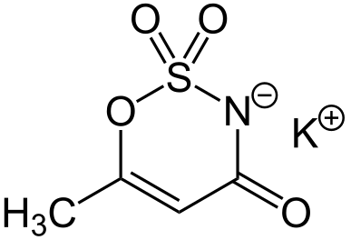 structure of Acesulfame Potassium