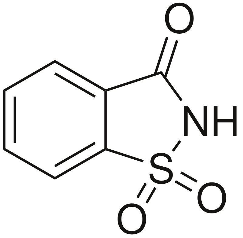 Structure of Saccharin