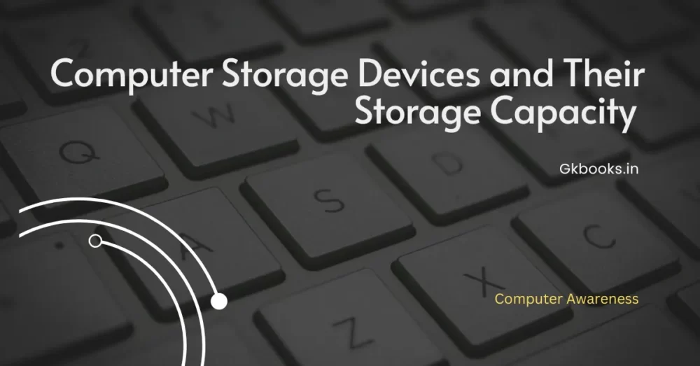 Computer Storage Devices and Their Storage Capacity