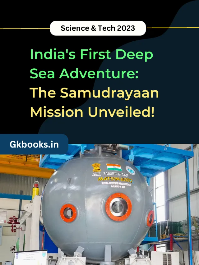 India’s First Deep Sea Adventure: The Samudrayaan Mission Unveiled!