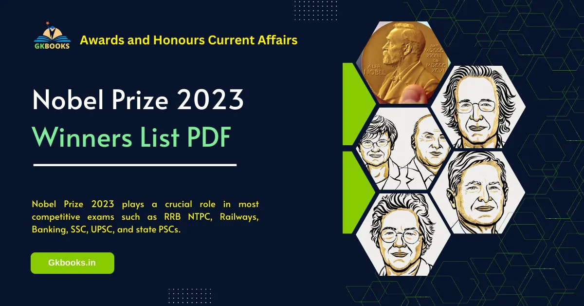 The Nobel Prize 2023 Winners List PDF With Key Facts