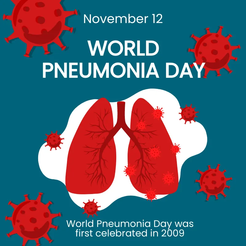 World Pneumonia Day Poster  2023