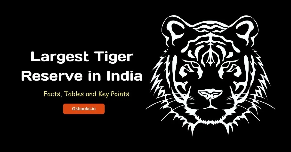 Largest Tiger Reserve in India