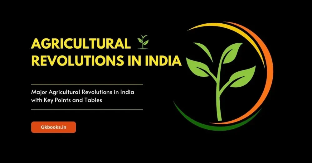 Agricultural Revolutions in India