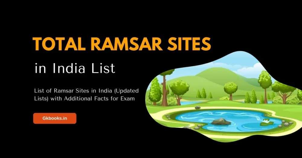 List of Ramsar Sites in India with Additional Facts for Exam