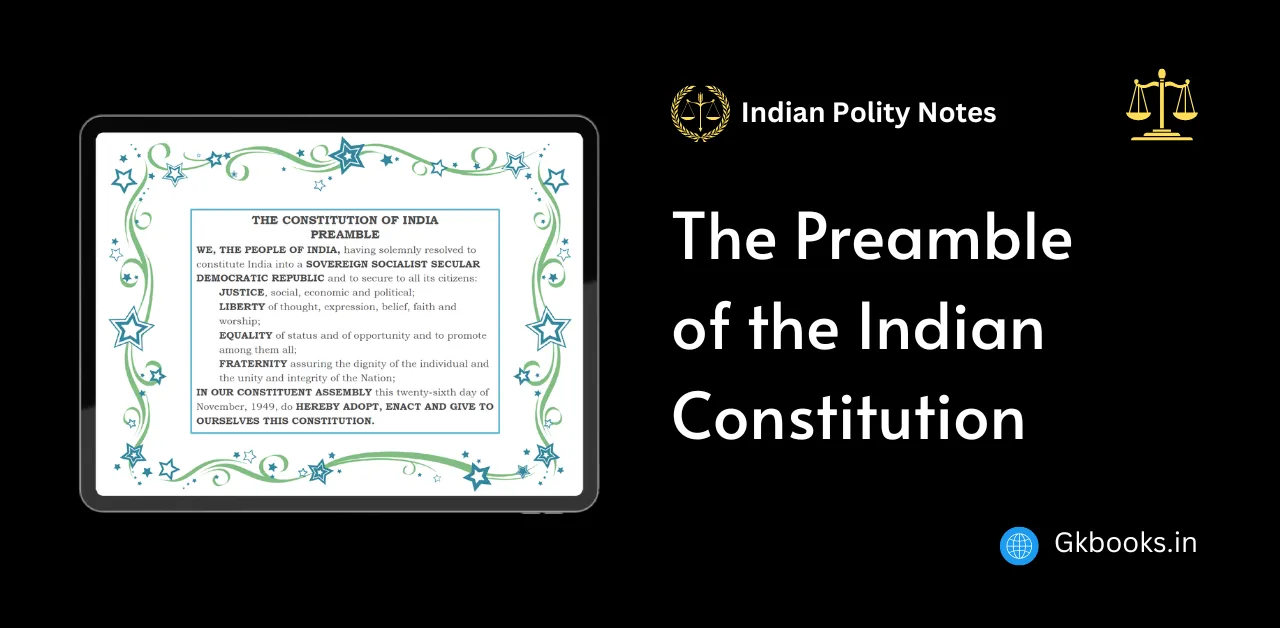 The Preamble of the Indian Constitution