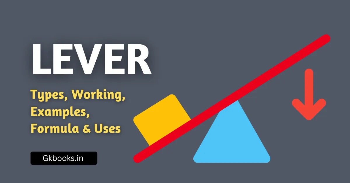 What is a Lever – Types, Working, Examples, Formula & Uses